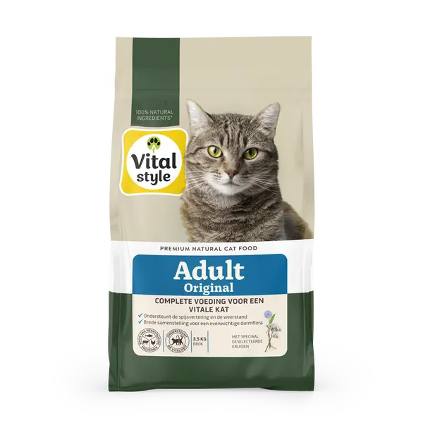Vitalstyle Ecostyle Adult Original 3,5kg kattenvoer - afbeelding 1