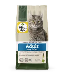 Vitalstyle Ecostyle adult zalm 10kg kattenvoer