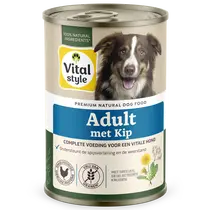 Vitalstyle Ecostyle blik adult kip 400gr. Hondenvoer - afbeelding 1