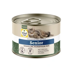 Vitalstyle Ecostyle blik senior care 200gr. kattenvoer