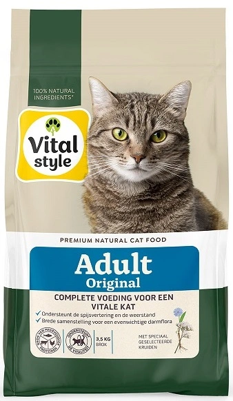 Vitalstyle Ecostyle Adult  Original 3,5kg kattenvoer - afbeelding 1