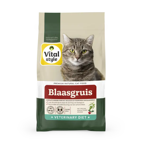 Vitalstyle Ecostyle cat blaasgruis 3,5 kg kattenvoer - afbeelding 1