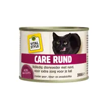 Vitalstyle Ecostyle cat blik adult care met rund 200 gram kattenvoer - afbeelding 1