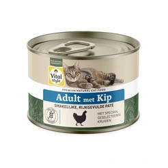 Vitalstyle Ecostyle cat blik adult kip 200gr. kattenvoer