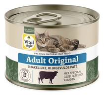 Vitalstyle Ecostyle cat blik adult original rund 200gr. kattenvoer