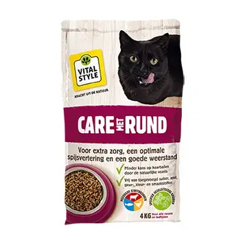 Vitalstyle Ecostyle cat care met rund 4 kg kattenvoer - afbeelding 1