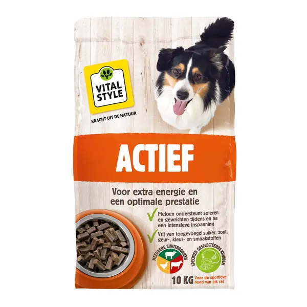 Vitalstyle Ecostyle dog actief 10 kg Hondenvoer - afbeelding 1