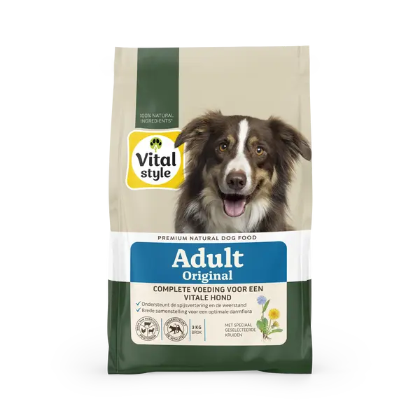Vitalstyle Ecostyle dog adult original 3kg Hondenvoer - afbeelding 1