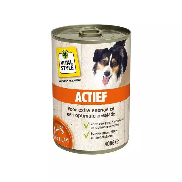 plaag gedragen Effectiviteit Vitalstyle Ecostyle dog blik actief 400 gram Hondenvoer - Van Noord's  Dierenvoeders