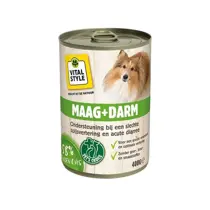 Vitalstyle Ecostyle dog blik maag + darm 400 gram Hondenvoer