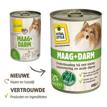 Vitalstyle Ecostyle dog blik maag + darm 400 gram Hondenvoer - afbeelding 2