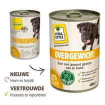 Vitalstyle Ecostyle dog blik overgewicht 400 gram Hondenvoer - afbeelding 2