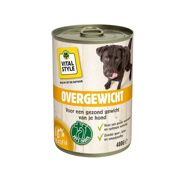 Vitalstyle Ecostyle dog blik overgewicht 400 gram Hondenvoer - afbeelding 1