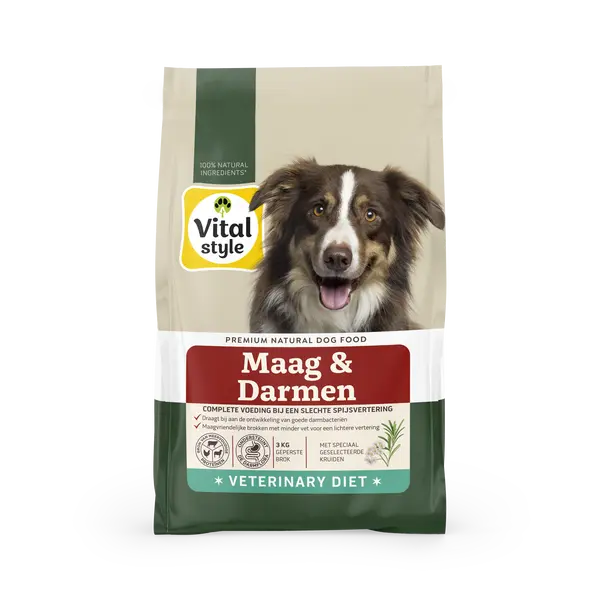 Vitalstyle Ecostyle dog maag&darmen 3kg Hondenvoer - afbeelding 1