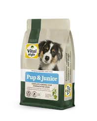 Vitalstyle Ecostyle dog pup&junior 3kg Hondenvoer - afbeelding 2