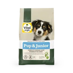 Vitalstyle Ecostyle dog pup&junior 3kg Hondenvoer
