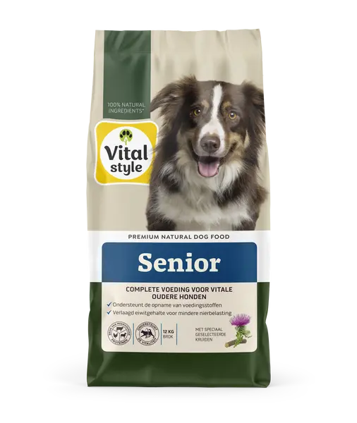 Vitalstyle Ecostyle dog senior 12kg Hondenvoer - afbeelding 1