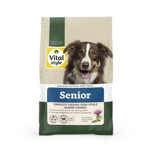 Vitalstyle Ecostyle dog senior 3 kg Hondenvoer - afbeelding 1