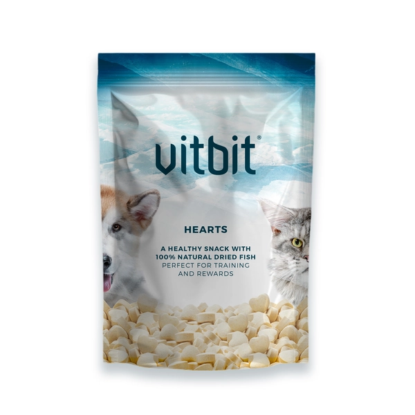 Vitbit hearts 80 gram - afbeelding 1