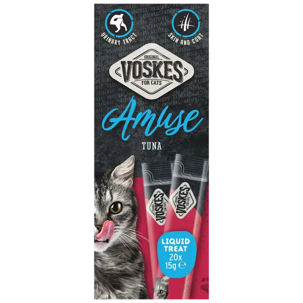Voskes amuse liquid treat tonijn 20x15 gram - afbeelding 1