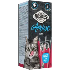 Voskes amuse liquid treat tonijn 20x15 gram SALE! - afbeelding 4