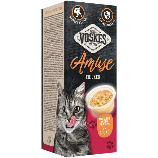 Voskes amuse mousse kip 7x30 gram SALE! - afbeelding 1