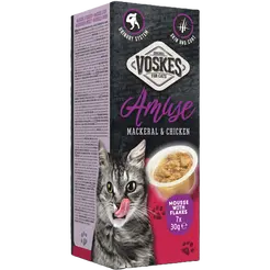 Voskes amuse mousse makreel&kip 7x30 gram SALE! - afbeelding 1