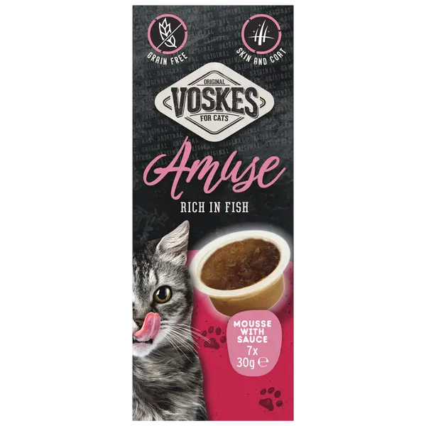 Voskes amuse mousse saus rijk aan vis 7x30 gram - afbeelding 1