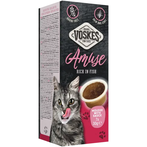 Voskes amuse mousse saus rijk aan vis 7x30 gram SALE! - afbeelding 1