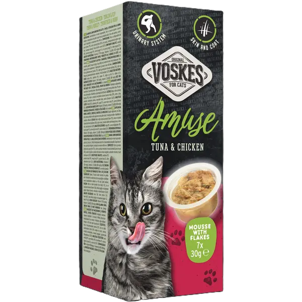 Voskes amuse mousse tonijn&kip 7x30 gram - afbeelding 1