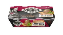 Voskes Delicatesse kat gelei tonijn & garnalen 150 gr