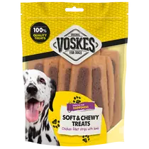 Voskes kipfilets soft&chewy met lam 400 gram