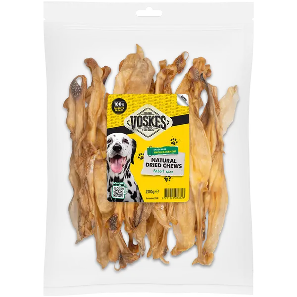 Voskes Konijnenoren 200 gram - afbeelding 1