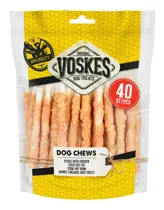 Voskes rawhide kip twist 400 gram (+/- 40 stuks)