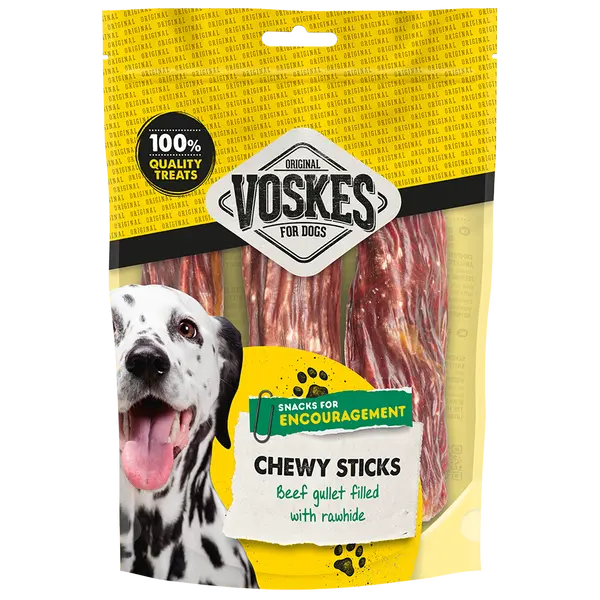 Voskes runderluchtpijp met runderhuid 3 stuks - afbeelding 1