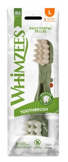 Whimzees toothbrush star large 14cm per stuk - afbeelding 1