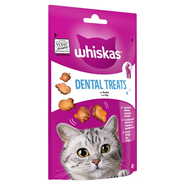 Whiskas dental treats met kip 40 gram - afbeelding 1