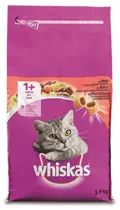 Whiskas droog rund & worteltjes 3.8 kg Kattenvoer