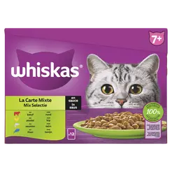 Whiskas multi-pack senior 7+ gevogelte in gelei 12x85gr. - afbeelding 6