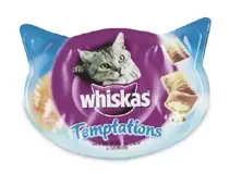 Whiskas temptations met zalm 60 gr