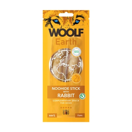Woolf Earth Noohide L stick with rabbit 85 gram