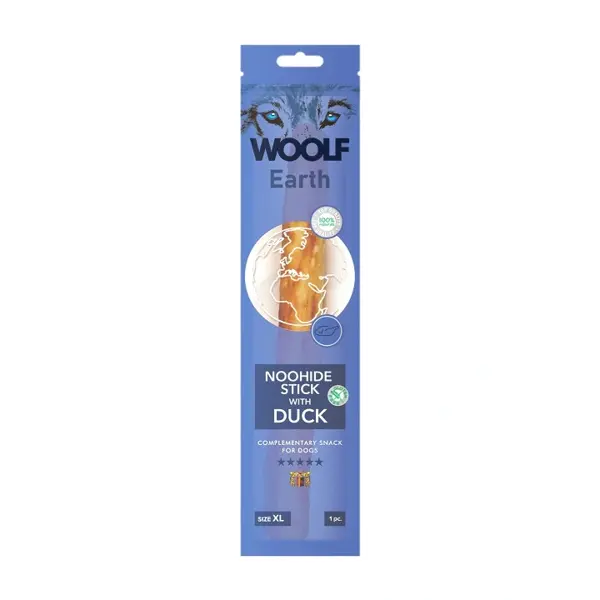 Woolf Earth Noohide XL stick with duck 85 gram