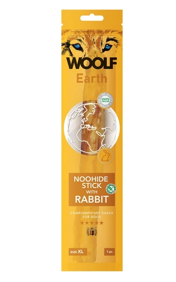 Woolf Earth Noohide XL stick with rabbit 85 gram