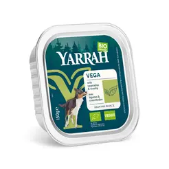 Yarrah hond biologisch alu brokjes vega&groenten 150gr