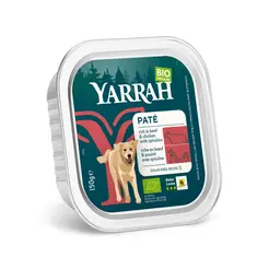 Yarrah hond biologisch alu pate rund 150 gr - afbeelding 1