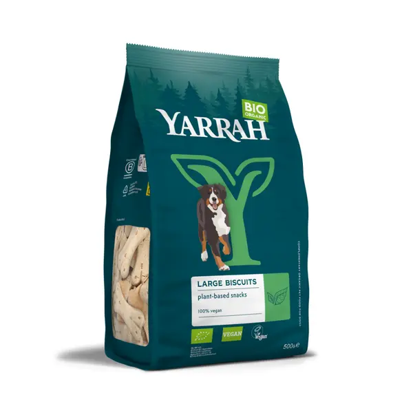 Yarrah hond biologisch biscuits vegetarisch 500 gram - afbeelding 1
