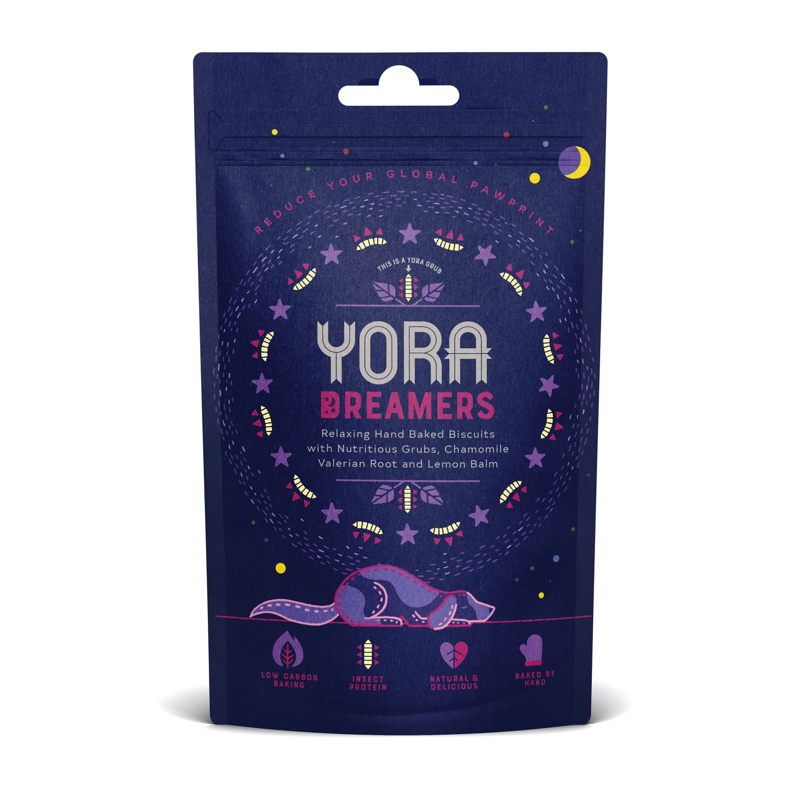 Yora dog dreamers 100 gram insectensnack voor honden Van Noord's