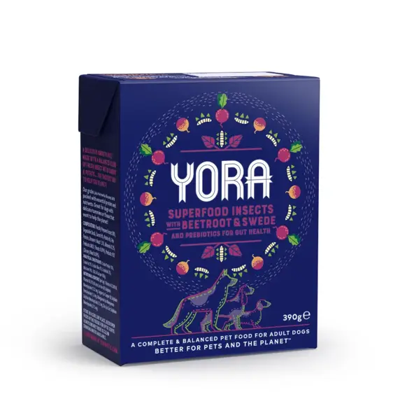 Yora dog paté with beetroot & swede 390 gram - afbeelding 1