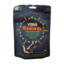 Yora dog rewards insecten & carrot & apple 100 gram