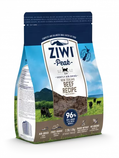Ziwi Peak cat gently air-dried beef 1 kg - afbeelding 1